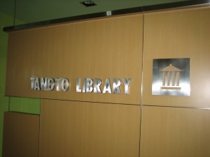 Tanoto Library in Prasetya Mulia Business School